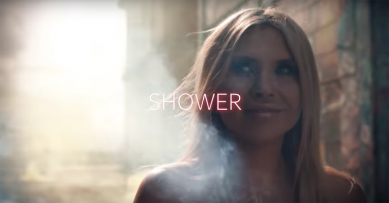 "Shower" video still