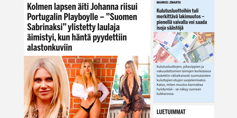 Ilta-Sanomat article